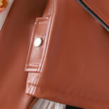 Spring and autumn new trendy fan girl suits, children's leather jackets, jackets and jumpsuits - Image 4