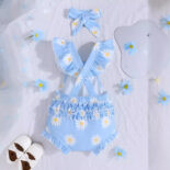 Baby suspender clothes kids vest lace clothes summer dress jumpsuit thin baby girl summer sweet - Image 4