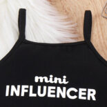 Children's clothing autumn new girls two-piece set imitation denim jacket + suspender jumpsuit - Image 2