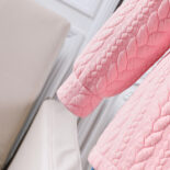 Children's Clothing New Girls Autumn and Winter Thickened Plush Midi Hooded Jacket - Image 4