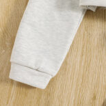 Middle and large children's clothes, autumn new children's long-sleeved short tops, long pants, casual two-piece sets - Image 6