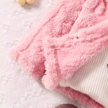 Girls' pajamas autumn new hooded tops warm loungewear new loose princess style - Image 4