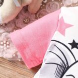 Newborn babies and toddlers stitched with short sleeves and cute skirts, small elephant prints can be opened, and the one-piece crawling clothes tide - Image 4