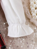 Autumn and winter children's skirt set, baby girl, girl baby dress set, children's skirt three-piece - Image 6