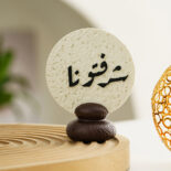 Moon Festival resin text stand simple home decoration ornaments living room desktop art crafts - Image 4